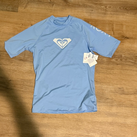 Roxy Sky Blue Rash Guard - Picture 1 of 1